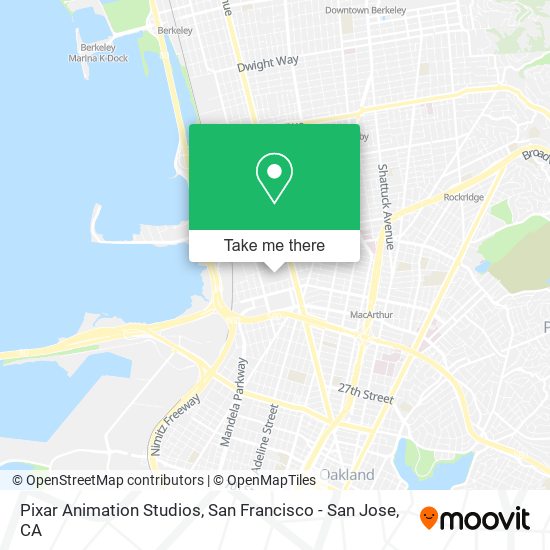 Mapa de ubicaciones de Pixar